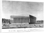 View of the Bourse Imperial Palace and the Commercial Court, Paris, early 19th century by Jacques Louis Constant Le Cerf