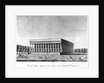 View of the Bourse Imperial Palace and the Commercial Court, Paris, early 19th century by Jacques Louis Constant Le Cerf
