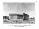 View of the Bourse Imperial Palace and the Commercial Court, Paris, early 19th century by Jacques Louis Constant Le Cerf