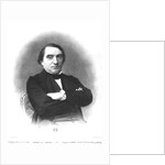 Ernest Renan after a photograph by Pierre Petit by French School