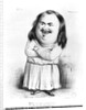 Caricature of Honore de Balzac illustration from 'Le Charivari', 1838 by French School