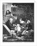 Joys of being a father, c.1797 by Philibert Louis Debucourt