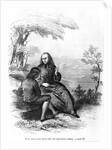 Illustration from 'L'Emile' by Jean-Jacques Rousseau engraved by Noel Eugene Sotain published in 1851 by Pierre Gustave Eugene Staal