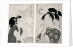 An impertinent woman by Kitagawa Utamaro