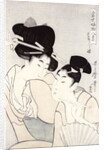 The pleasure of conversation by Kitagawa Utamaro