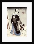 Winter by Utagawa Kunisada