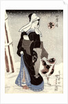 Winter by Utagawa Kunisada