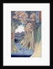The monkey bridge in the Kai province, 1853 by Ando or Utagawa Hiroshige
