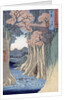 The monkey bridge in the Kai province, 1853 by Ando or Utagawa Hiroshige