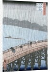 Sudden Shower over Shin-Ohashi Bridge and Atake by Ando or Utagawa Hiroshige