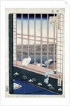 Asakusa Rice Fields during the festival of the Cock from the series 'Meisho Edo Hyakkei' 1861 by Ando or Utagawa Hiroshige