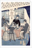 The salon of a house of foreign merchants at Yokohama, 1861 by Utagawa Sadahide