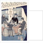The salon of a house of foreign merchants at Yokohama, 1861 by Utagawa Sadahide