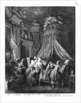 The bride's going-to-bed ceremony, engraved from Jean-Michel Moreau, said the Young by Pierre Antoine Baudouin