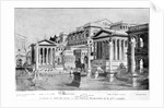 The Roman Forum of Antiquity, reconstruction of Giambattista Gatteschi by School French