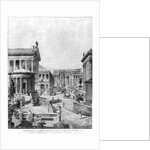 The Roman Forum of Antiquity, 1914 by Theodor Josef Hubert Hoffbauer