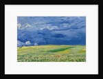 Wheatfields under thunderclouds, 1890 by Vincent van Gogh