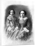 Sarah Bernhardt and her mother? by (1820-1910) Nadar
