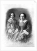Sarah Bernhardt and her mother? by (1820-1910) Nadar