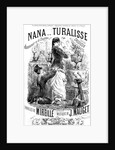 Front cover of a score sheet for the song 'Nana..turalisse' by French School