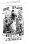 Front cover of a score sheet for the song 'Nana..turalisse' by French School
