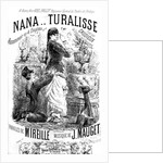 Front cover of a score sheet for the song 'Nana..turalisse' by French School