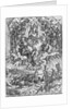 Scene from the Apocalypse, St. John before God the Father and the Twenty-Four Elders, German edition, 1498 by Albrecht Dürer or Duerer
