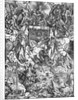 Scene from the Apocalypse, The Opening of the Seventh Seal, The Seven Angels with the trumpets, Latin edition, 1511 by Albrecht Dürer or Duerer