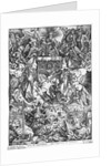 Scene from the Apocalypse, The Opening of the Seventh Seal, The Seven Angels with the trumpets, Latin edition, 1511 by Albrecht Dürer or Duerer