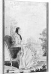 Portrait of Madame du Deffand, 1760 by Louis Carrogis Carmontelle