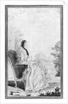 Portrait of Madame du Deffand, 1760 by Louis Carrogis Carmontelle
