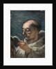 Monk Reading by Honore Daumier