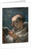 Monk Reading by Honore Daumier