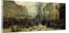 Bombardment of Paris in 1871 by Felix Philippoteaux