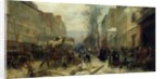 Bombardment of Paris in 1871 by Felix Philippoteaux