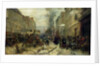 Bombardment of Paris in 1871 by Felix Philippoteaux