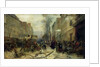 Bombardment of Paris in 1871 by Felix Philippoteaux