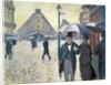 Sketch for 'Paris, a Rainy Day', 1877, pre-restoration by Gustave Caillebotte