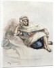 Seated Arab by Ferdinand Victor Eugene Delacroix