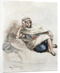 Seated Arab by Ferdinand Victor Eugene Delacroix