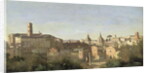 The Forum seen from the Farnese Gardens, Rome, 1826 by Jean Baptiste Camille Corot