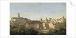 The Forum seen from the Farnese Gardens, Rome, 1826 by Jean Baptiste Camille Corot
