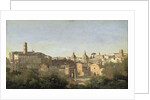 The Forum seen from the Farnese Gardens, Rome, 1826 by Jean Baptiste Camille Corot