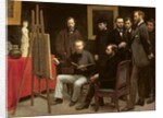 Studio at Batignolles, 1870 by Ignace Henri Jean Fantin-Latour