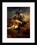 An Officer of the Imperial Horse Guards Charging, 1812 by Theodore Gericault