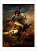 An Officer of the Imperial Horse Guards Charging, 1812 by Theodore Gericault