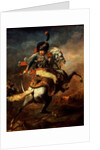 An Officer of the Imperial Horse Guards Charging, 1812 by Theodore Gericault