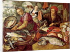 The Fish Market by Joachim Bueckelaer