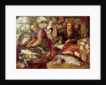 The Fish Market by Joachim Bueckelaer