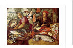 The Fish Market by Joachim Bueckelaer